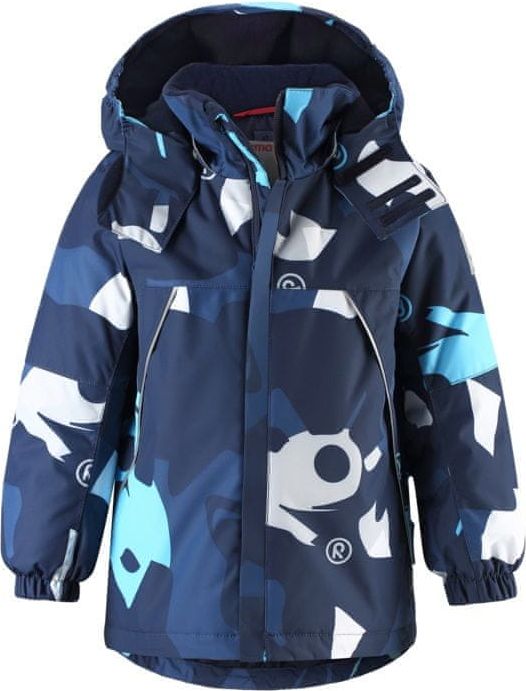 Reima dětská zimní bunda Rame 140 modrá džínová - obrázek 1