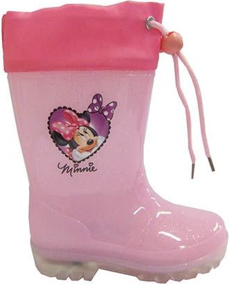Disney by Arnetta dívčí svítící holínky Minnie 34 růžová - obrázek 1