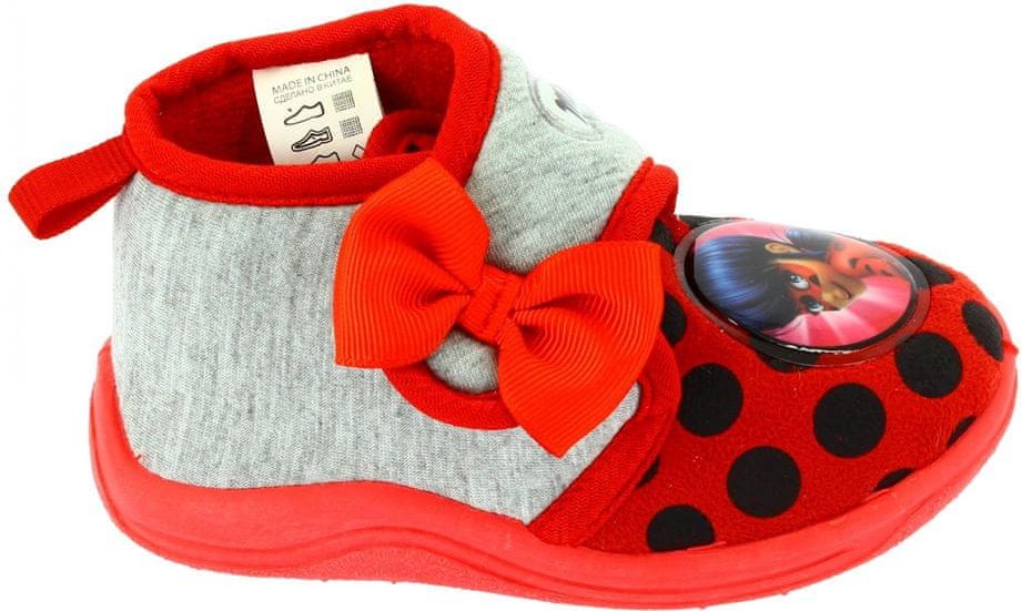 Disney by Arnetta dívčí bačkůrky Miraculous 24 šedá - obrázek 1