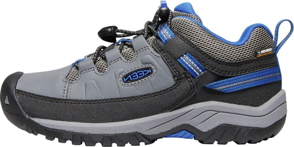KEEN dětská trekingová obuv TARGHEE LOW WP Y 38 šedá - obrázek 1