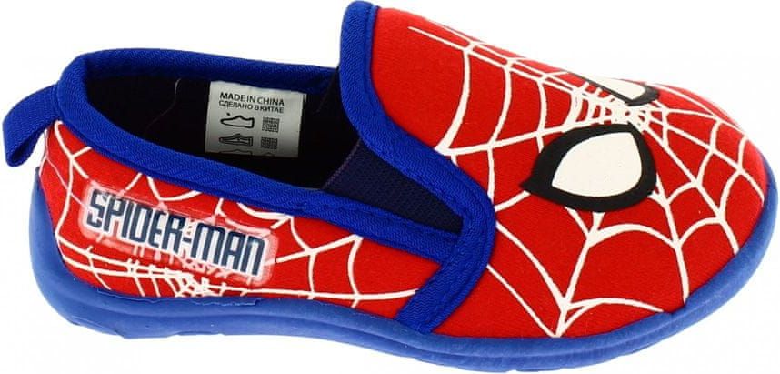 Disney by Arnetta chlapecké svítící bačkůrky Spiderman 24 červená - obrázek 1