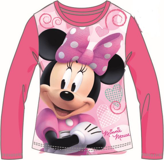 Disney by Arnetta dívčí tričko Minnie 122 růžová - obrázek 1