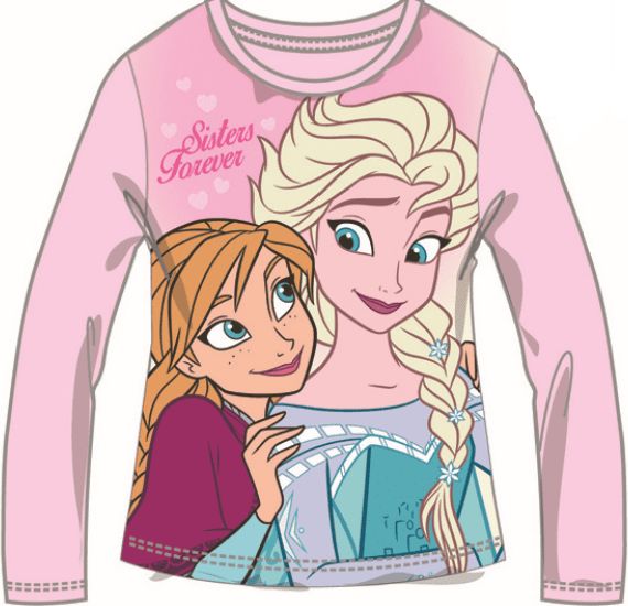 Disney by Arnetta dívčí tričko Frozen 116 světle růžová - obrázek 1