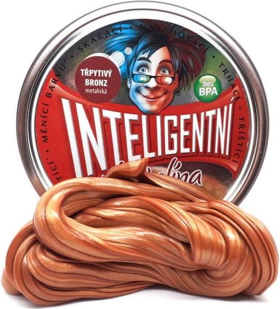 Intelig.plastelína Třpytivý bronz - obrázek 1
