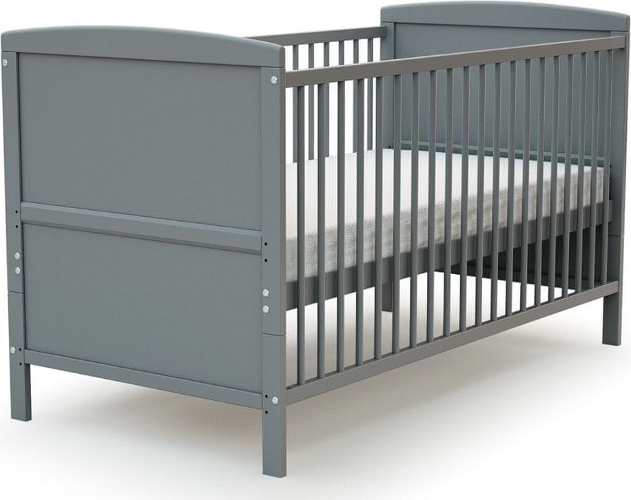 AT4 dětská postel EVOLUTION (2v1) 70 × 140 cm šedá - obrázek 1