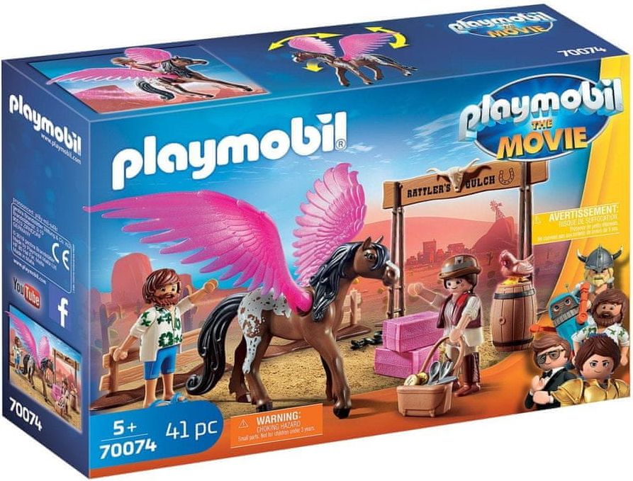 Playmobil 70074 The Movie Marla, Del a kůň s křídly - obrázek 1