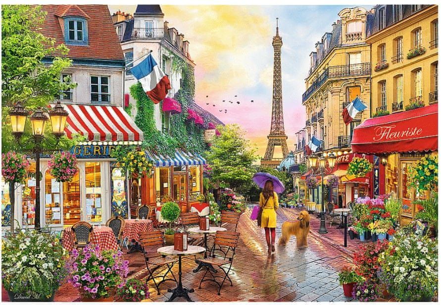 Trefl Puzzle 1500 dílků Paris charm - obrázek 1