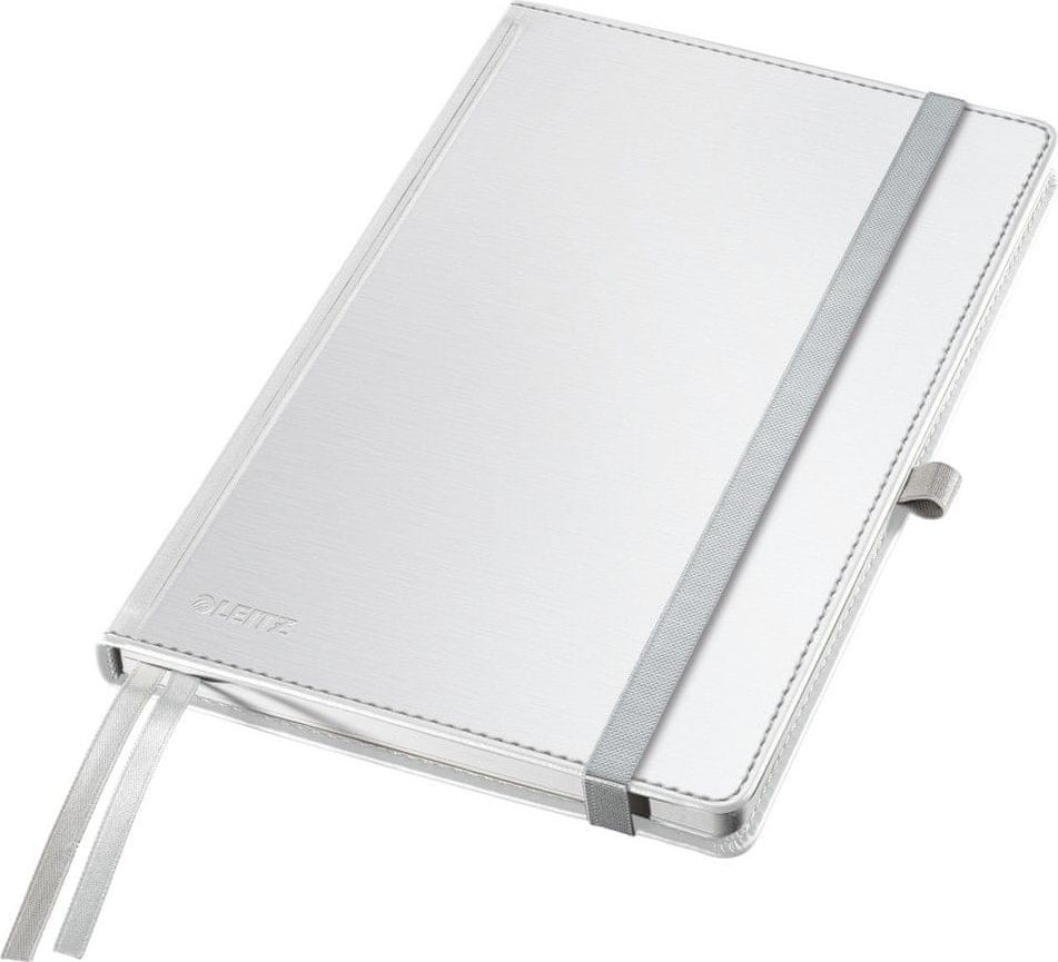 Leitz Zápisník Style A5 tvrdé desky linkovaný arkticky bílý - obrázek 1
