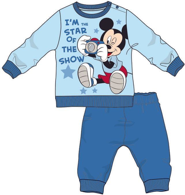 Disney by Arnetta chlapecké pyžamo Mickey Mouse 86 modrá - obrázek 1