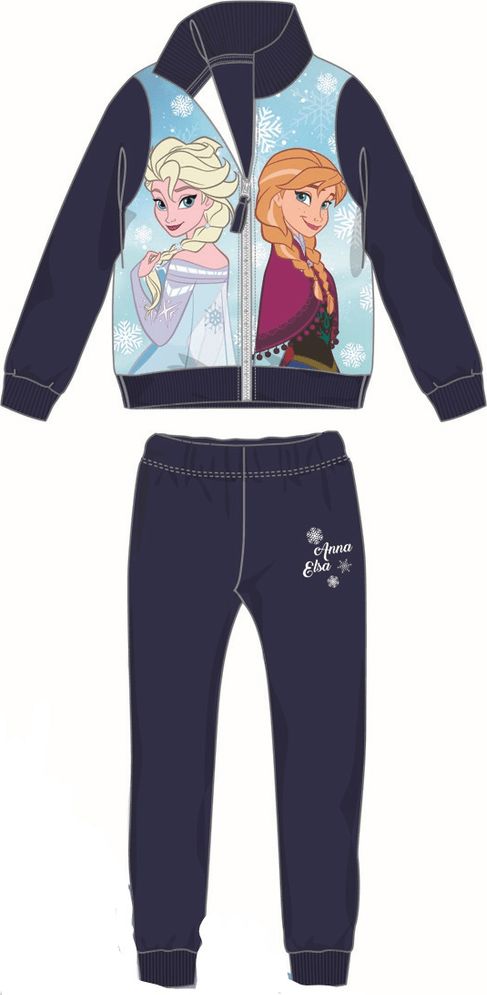 Disney by Arnetta dívčí tepláková souprava Frozen 104 modrá - obrázek 1