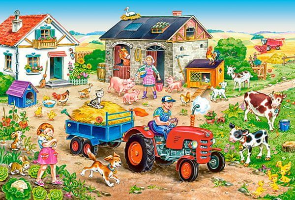 Castorland XXL dílků - Life on the Farm - obrázek 1