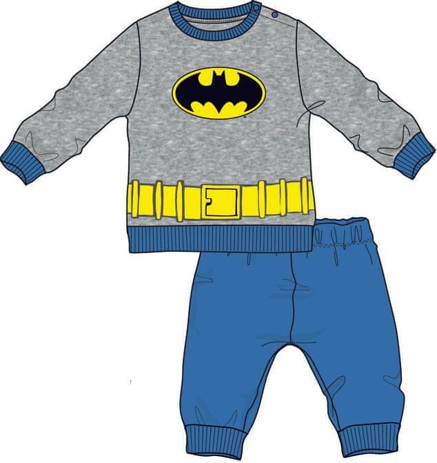 Disney by Arnetta chlapecké pyžamo Batman 68 šedá - obrázek 1