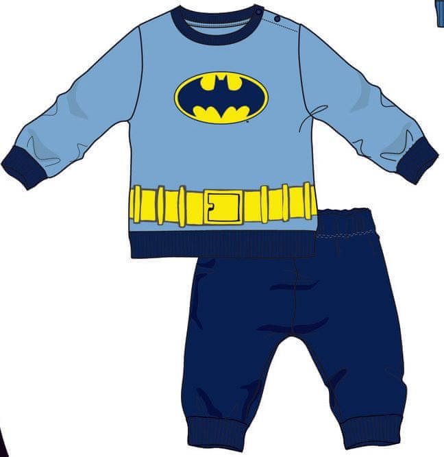 Disney by Arnetta chlapecké pyžamo Batman 80 světle modrá - obrázek 1