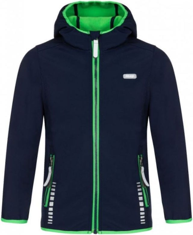 Loap chlapecká softshell bunda Lokis 158/164 modrá - obrázek 1