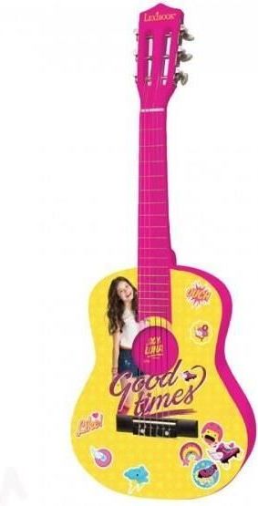 Lexibook dětská akustická dřevěná kytara Disney Soy Luna - obrázek 1