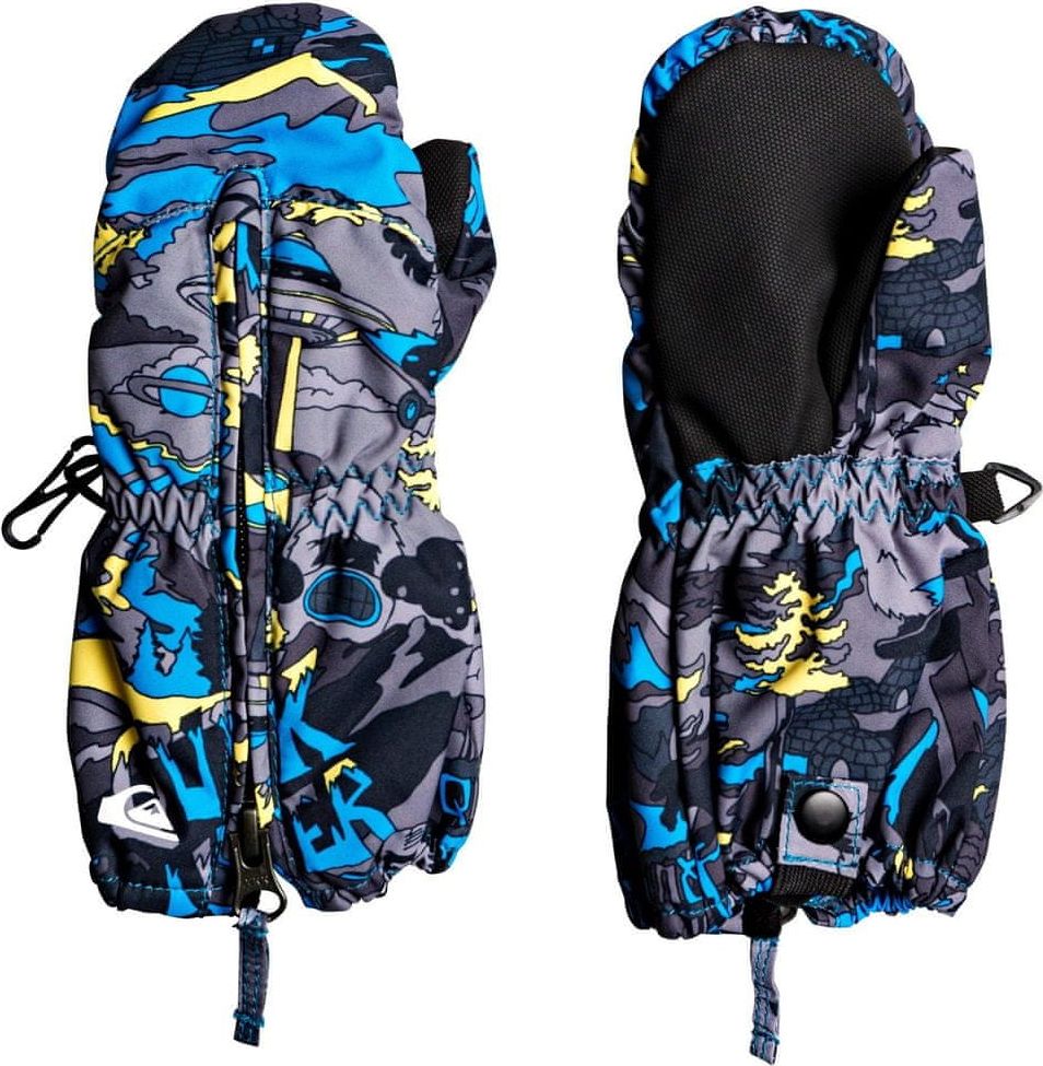 Quiksilver chlapecké rukavice Indie kids mitt M vícebarevné - obrázek 1