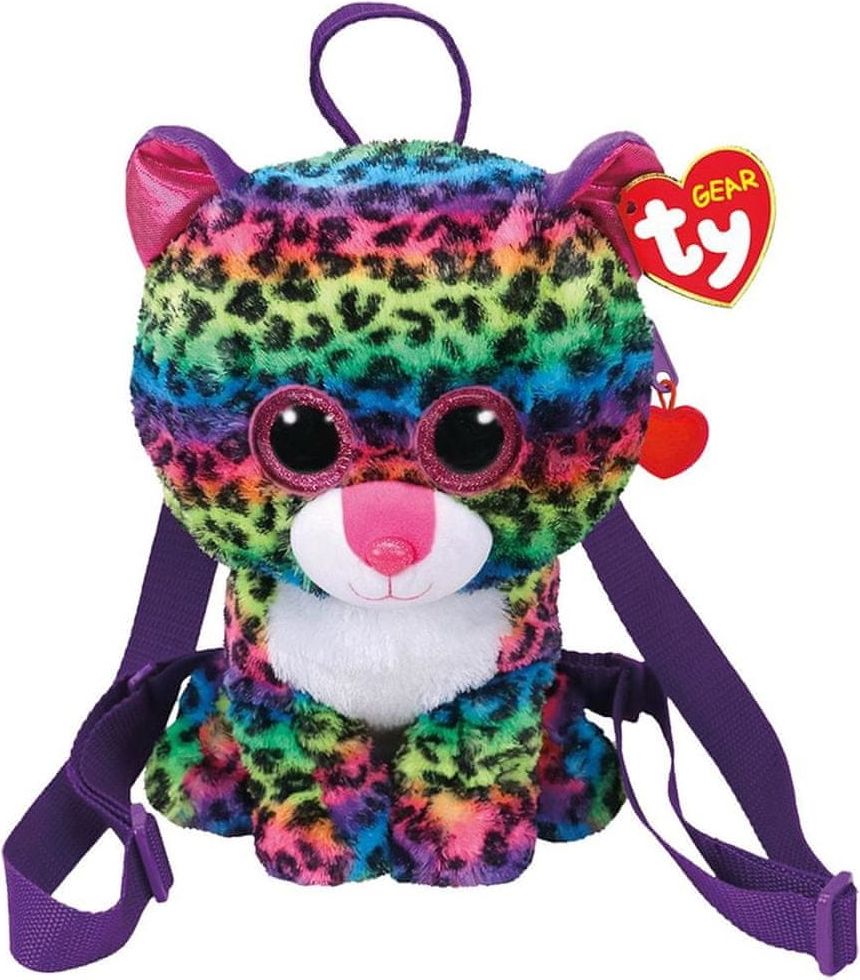 TY Gear backpack Dot - barevný leopard 25 cm - obrázek 1