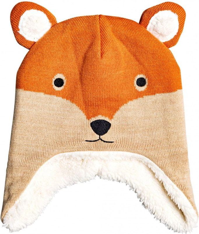 Quiksilver chlapecká čepice Little fox beanie oranžová - obrázek 1