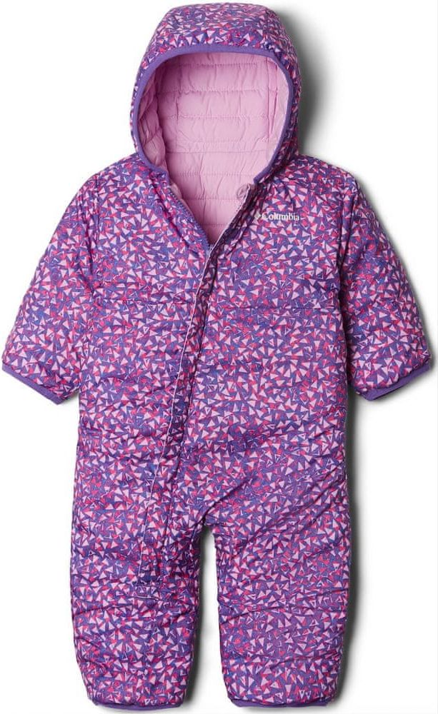 Columbia dětská kombinéza Powder Lite Reversible Bunting 86 růžová - obrázek 1