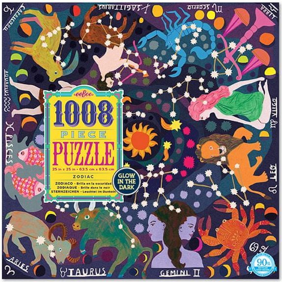 eeBoo Puzzle Zvěrokruh 1000 dílků - obrázek 1