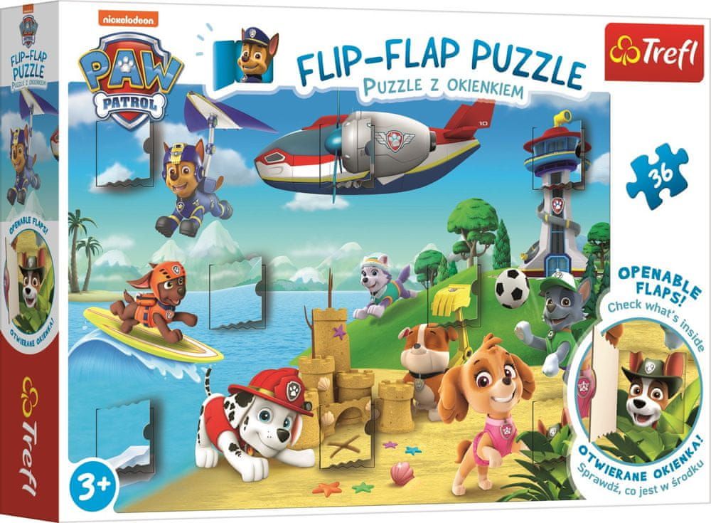 Trefl Okénkové puzzle Tlapková patrola 36 dílků - obrázek 1