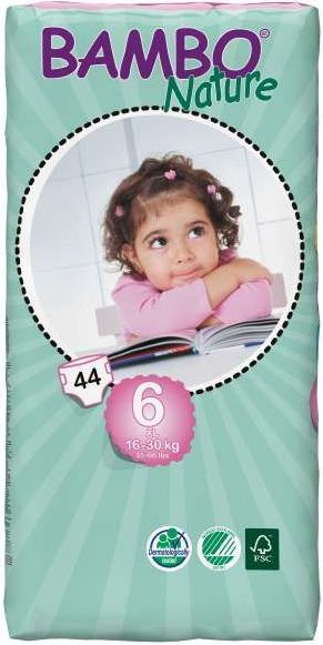 Bambo Nature 6 XL (16-30 kg) 44 ks - obrázek 1