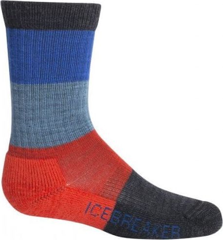 Icebreaker dětské MERINO ponožky HIKE 35,5 - 37,5 vícebarevná - obrázek 1