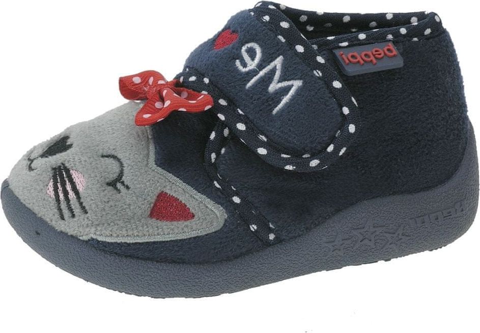 Beppi dívčí bačkůrky 28 modrá - obrázek 1