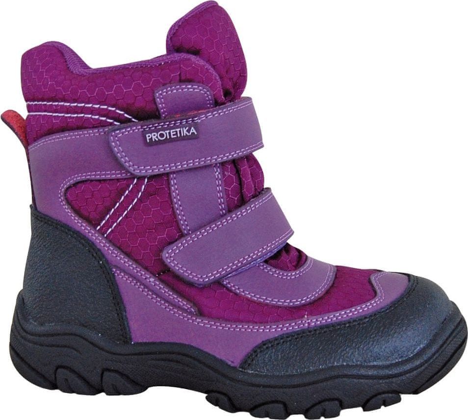 Protetika dívčí zimní boty s membránou Emika 39 fialová - obrázek 1