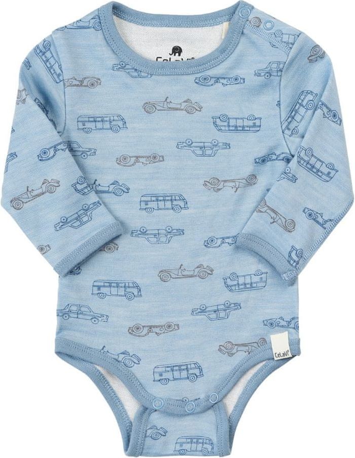 CeLaVi chlapecké body Merino/Bambus 80 modrá - obrázek 1