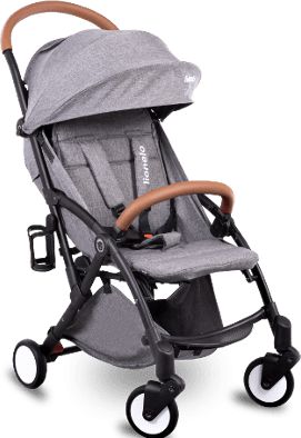 Lionelo Sportovní kočárek EMMA PLUS Black/Grey - zánovní - obrázek 1