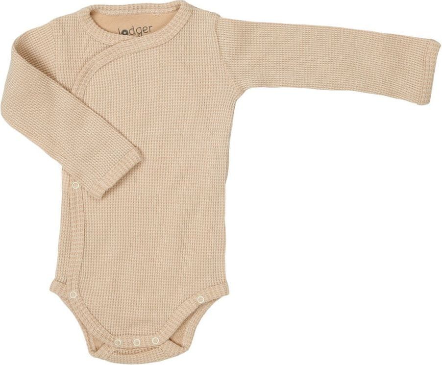 Lodger body Romper Long Sleeves Ciumbelle 62 smetanová - obrázek 1