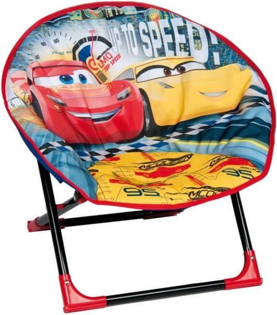 Cdiscount dětská skládací židle s motivem Cars - obrázek 1
