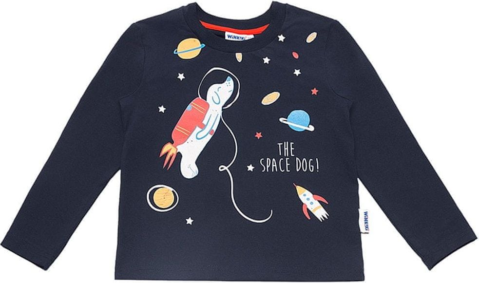 WINKIKI chlapecké tričko 122 Navy - obrázek 1