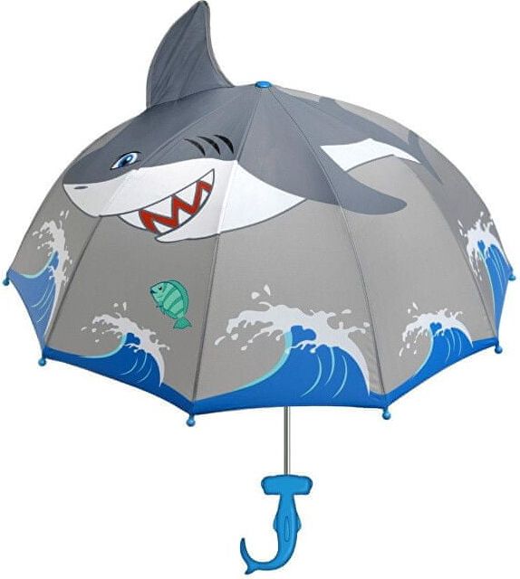 Blooming Brollies Dětský vystřelovací deštník Shark Umbrella For Kids - obrázek 1