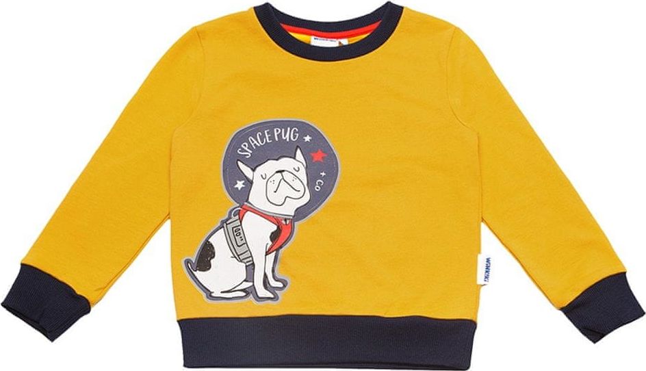 WINKIKI chlapecká mikina 122 Yellow - obrázek 1