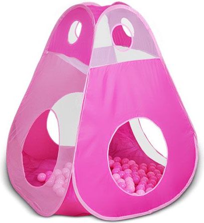 Knorrtoys Dětský hrací stan Brody Girl s míčky 100ks - obrázek 1