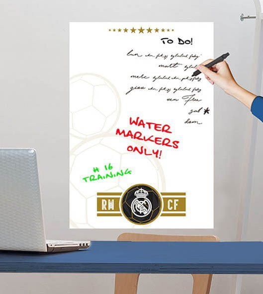 Imagicom Samolepka na zeď tabule FC Real Madrid III 50x70 cm - obrázek 1