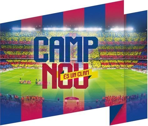 Imagicom Samolepka na zeď FC Barcelona Camp Nou 47x54 cm - obrázek 1