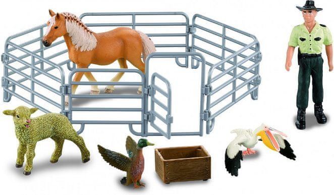 FARMEE Farma Ohrada s koníkem II hrací sada - obrázek 1