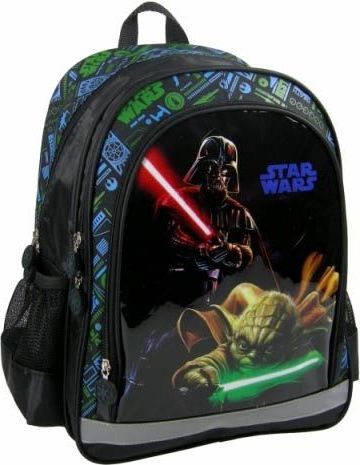 Derform Školní batoh Star Wars ergonomický Darth Vader vs. Yoda 38cm černý - obrázek 1