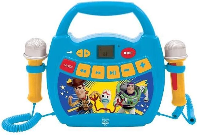Lexibook karaoke reproduktor se dvěma mikrofony a motivem Toy Story - obrázek 1