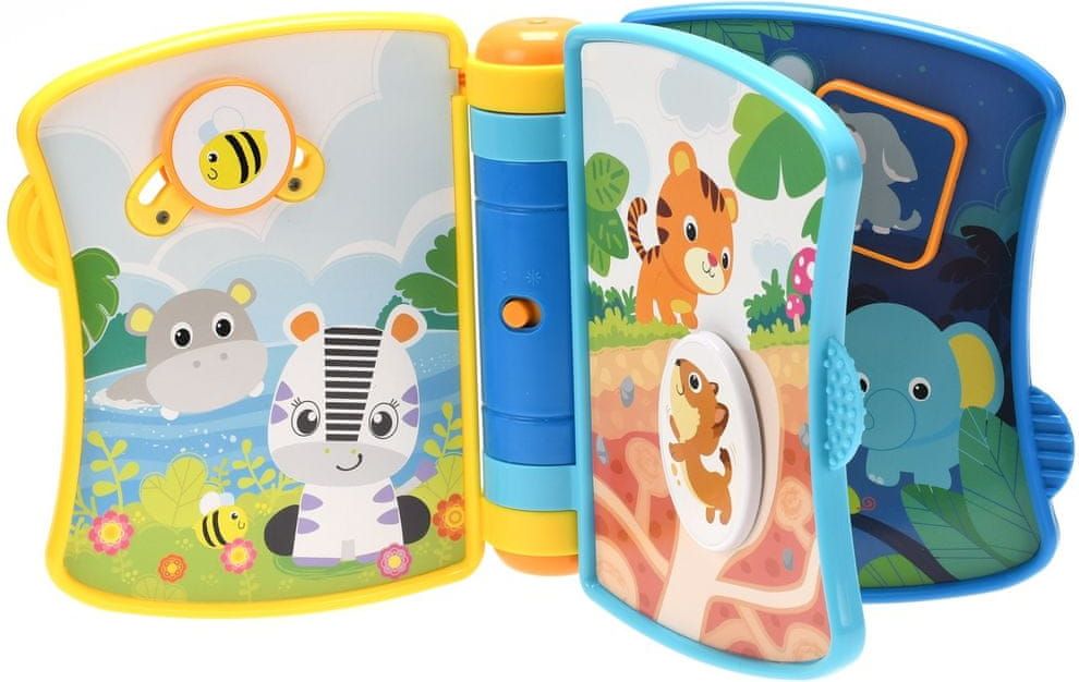 Mikro hračky Interaktivní kniha 16 cm na baterie se zvuky zvířátek - obrázek 1