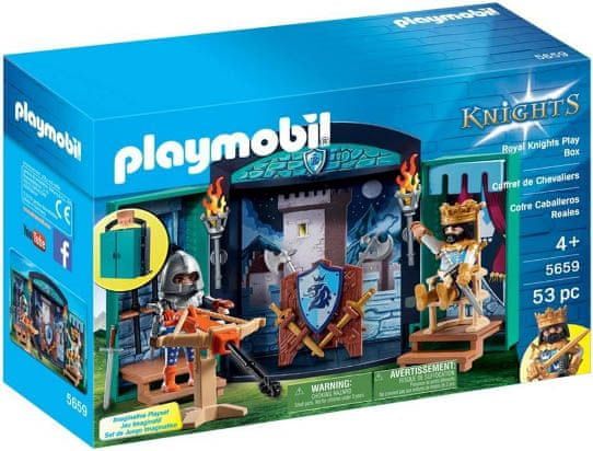 Playmobil Playmobil 5659 Přenosný kufřík Královská stráž - obrázek 1