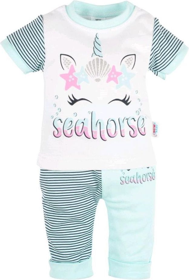 NEW BABY Kojenecké tričko s krátkým rukávem a tepláčky New Baby seahorse - Kojenecké tričko s krátkým rukávem a tepláčky New Baby seahorse - obrázek 1