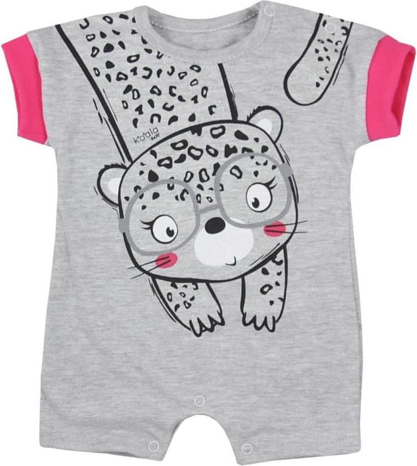 KOALA Kojenecký letní overal Koala Sara šedý - Kojenecký letní overal Koala Sara šedý - obrázek 1