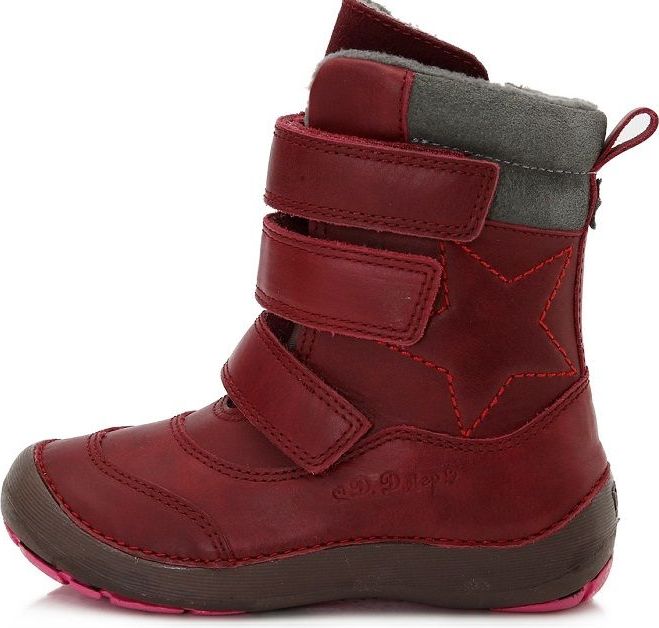 D-D-step dětská zimní obuv 28 červená - obrázek 1