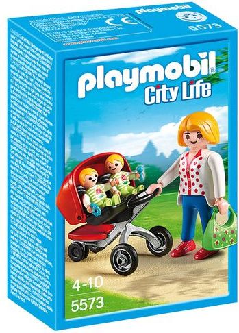 Playmobil Kočárek pro dvojčata , Mateřská škola - obrázek 1
