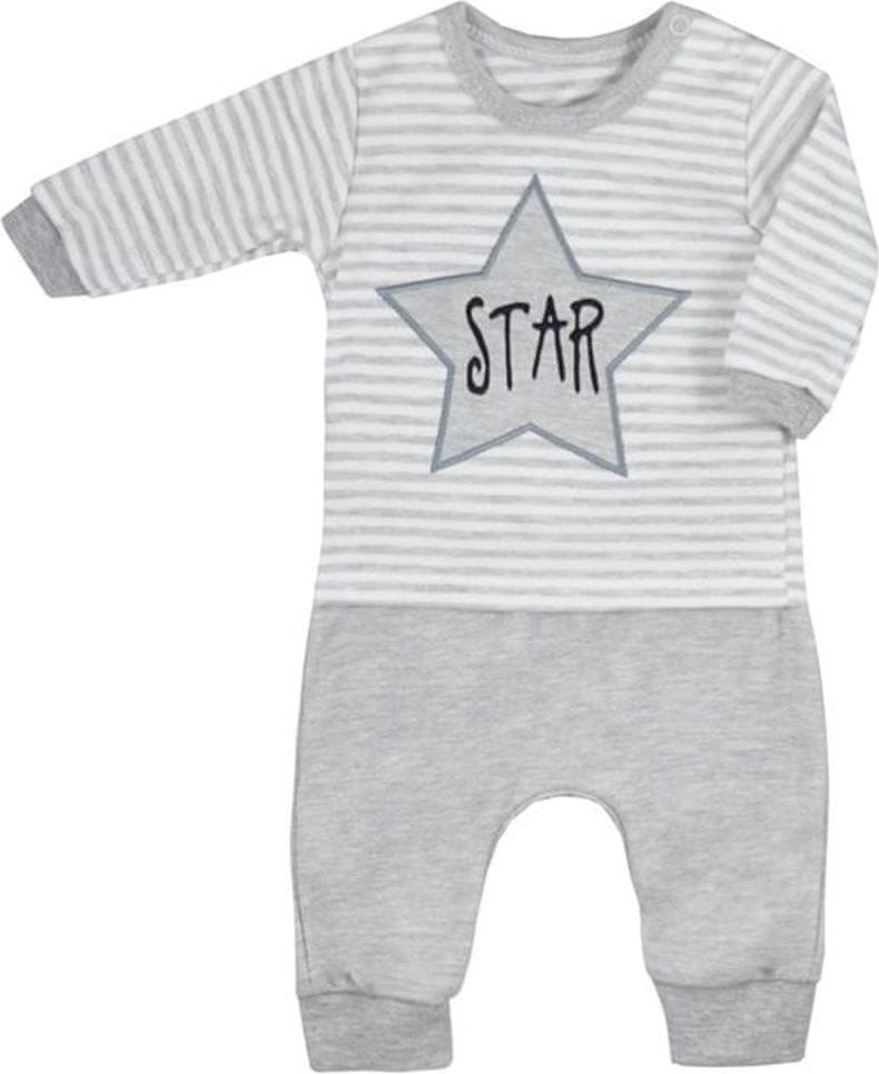 KOALA Tepláčky a tričko Koala Star s pruhy - 86 (12-18m) - obrázek 1