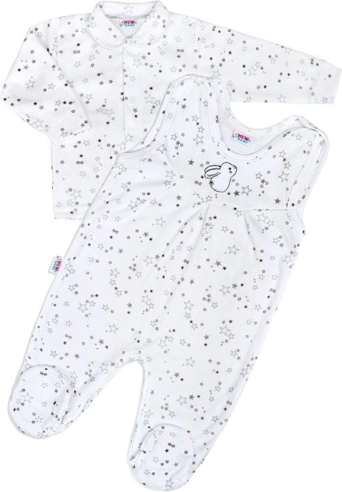 NEW BABY Kojenecká souprava New Baby Magic Star šedá - 74 (6-9m) - obrázek 1